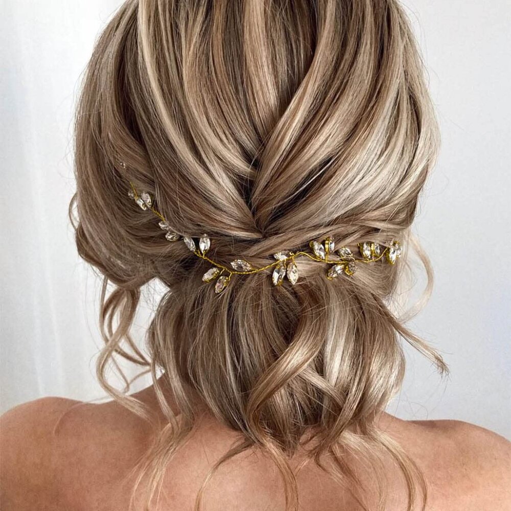 Bride Rhinestone Wedding Hair Vine Crystal Hair Piece Bridal Headpiece Hair Acce